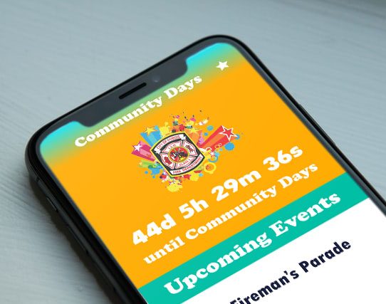 Community Days App Design by Carlson Technologies Inc - App Development near me